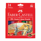 Faber Castell - 24-Pieces Classic Coloured Pencil