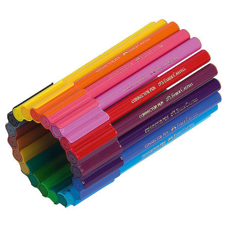 Faber Castell - 20-Pieces Connector Pen Colouring Set