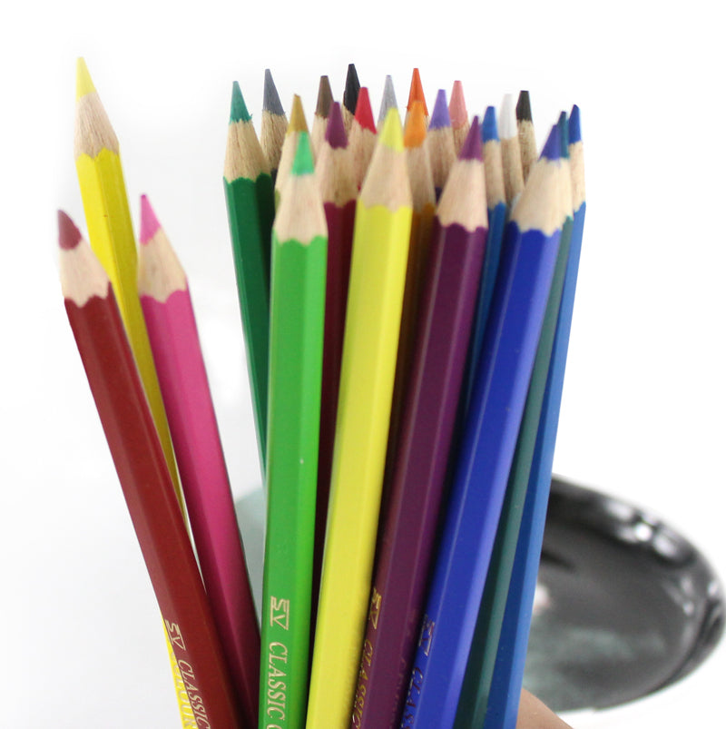 Faber Castell - 24-Pieces Classic Coloured Pencil